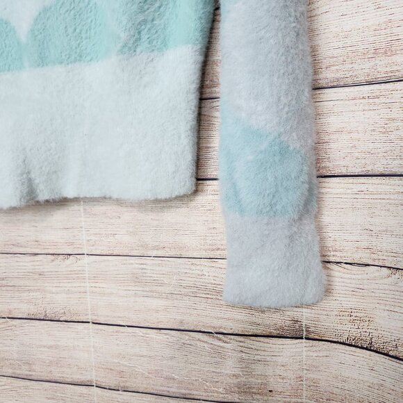 House of Sunny Pullover Cardigan Sweater Women's Size 8 Long Sleeve Wool Feel - Picture 16 of 16